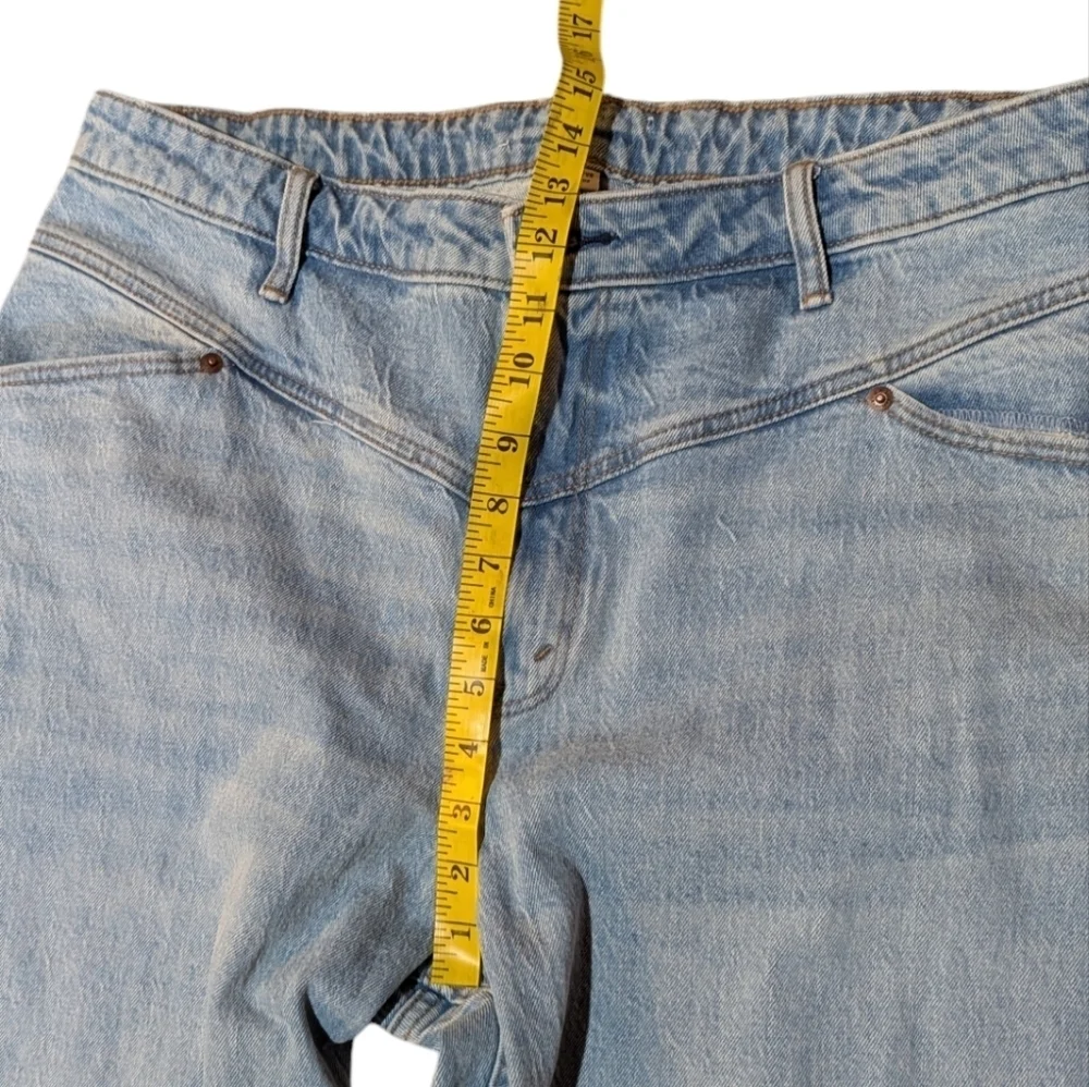 Abercrombie & Fitch Jeans High Rise 90s Relaxed Front Yoke Wide Leg sz 36